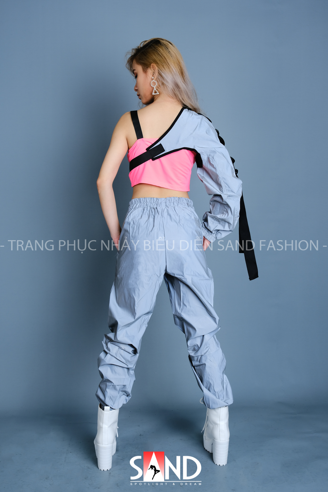 Quần Jogger Phản Quang Trơn