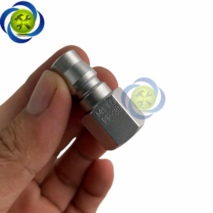 Đầu nối hơi ren trong 13mm Mito PF20 loại 1/4 PT