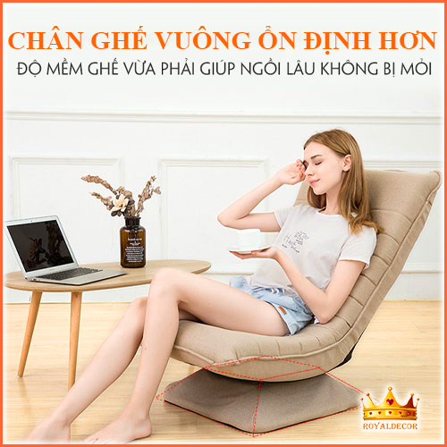 Ghế Mặt Trăng Thư Giãn, Ghế Xoay 360° Ngồi Nghỉ Ngơi, Đọc Báo, Xem Tivi - Ngồi Cực Êm, Khung Sắt Chắc Chắn - Có 3 Màu