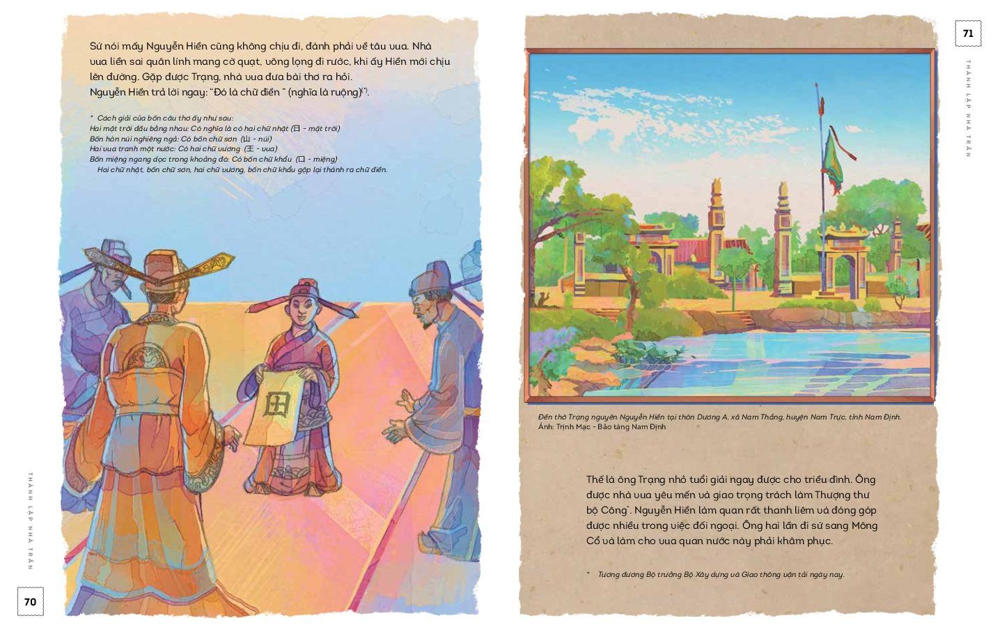 Sách - Lịch Sử Việt Nam Bằng Tranh - Thành Lập Nhà Trần - Bản Màu