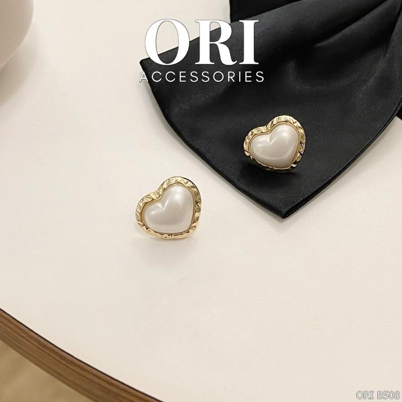Bông tai nữ hình trái tim Giselle xinh xắn ORI ACCESSORIES B508