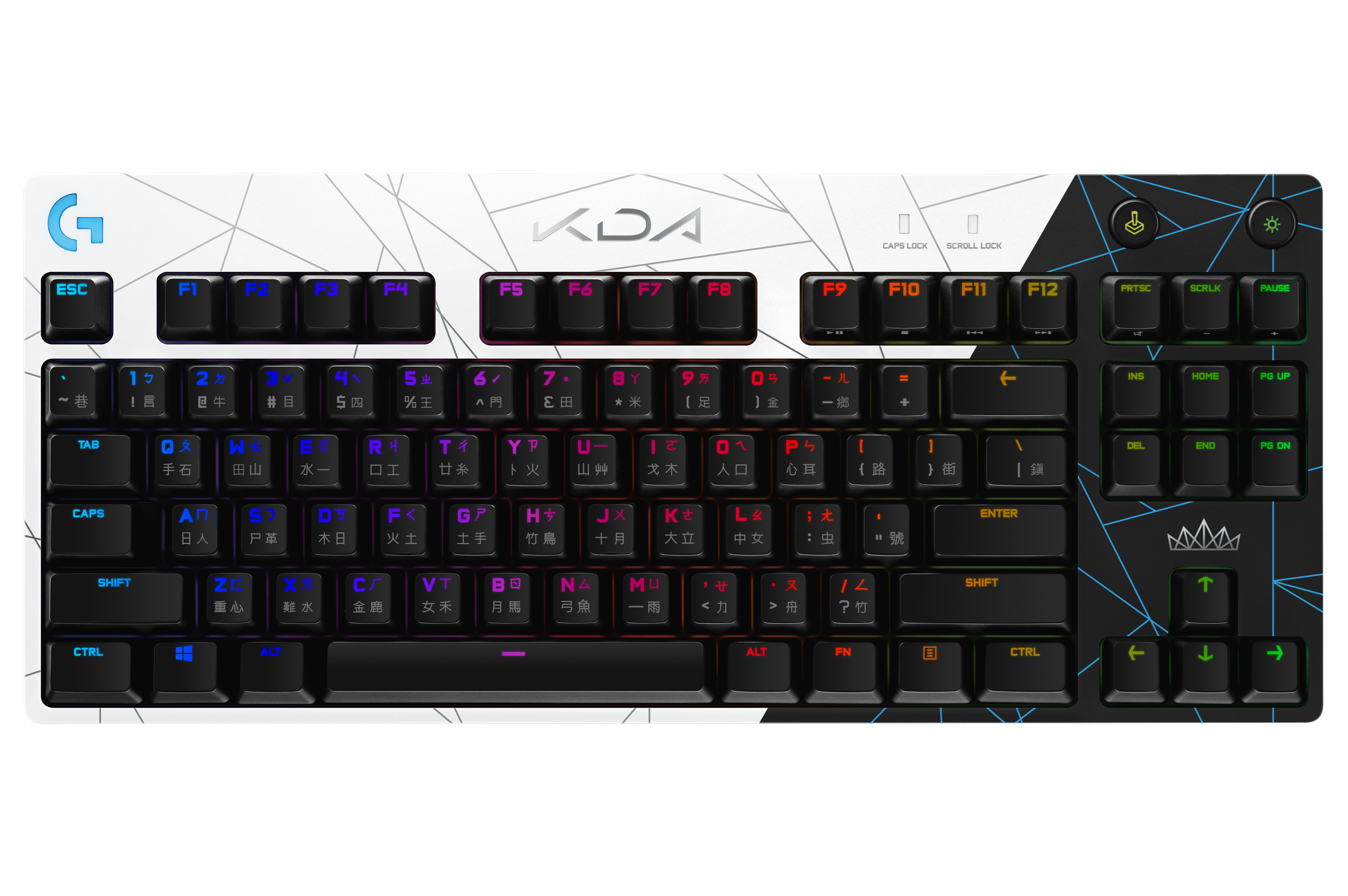 Bàn Phím Logitech Pro Gaming KDA - Hàng Chính Hãng