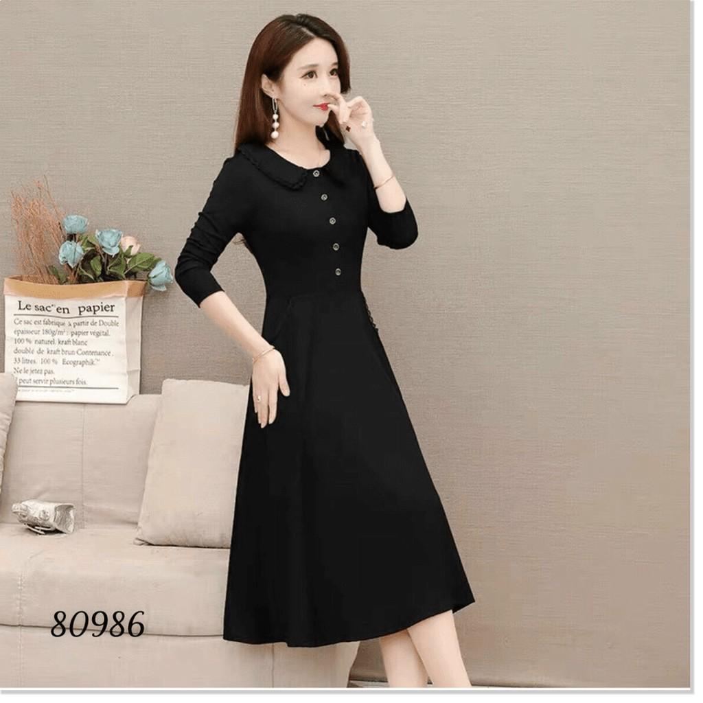 ĐẦM XÒE DỰ TIỆC CÓ NÚT CÚC CỰC XINH TÔN DÁNG THANH LỊCH CHO CHỊ EM THỜI TRANG MỚI KINGSHOP79