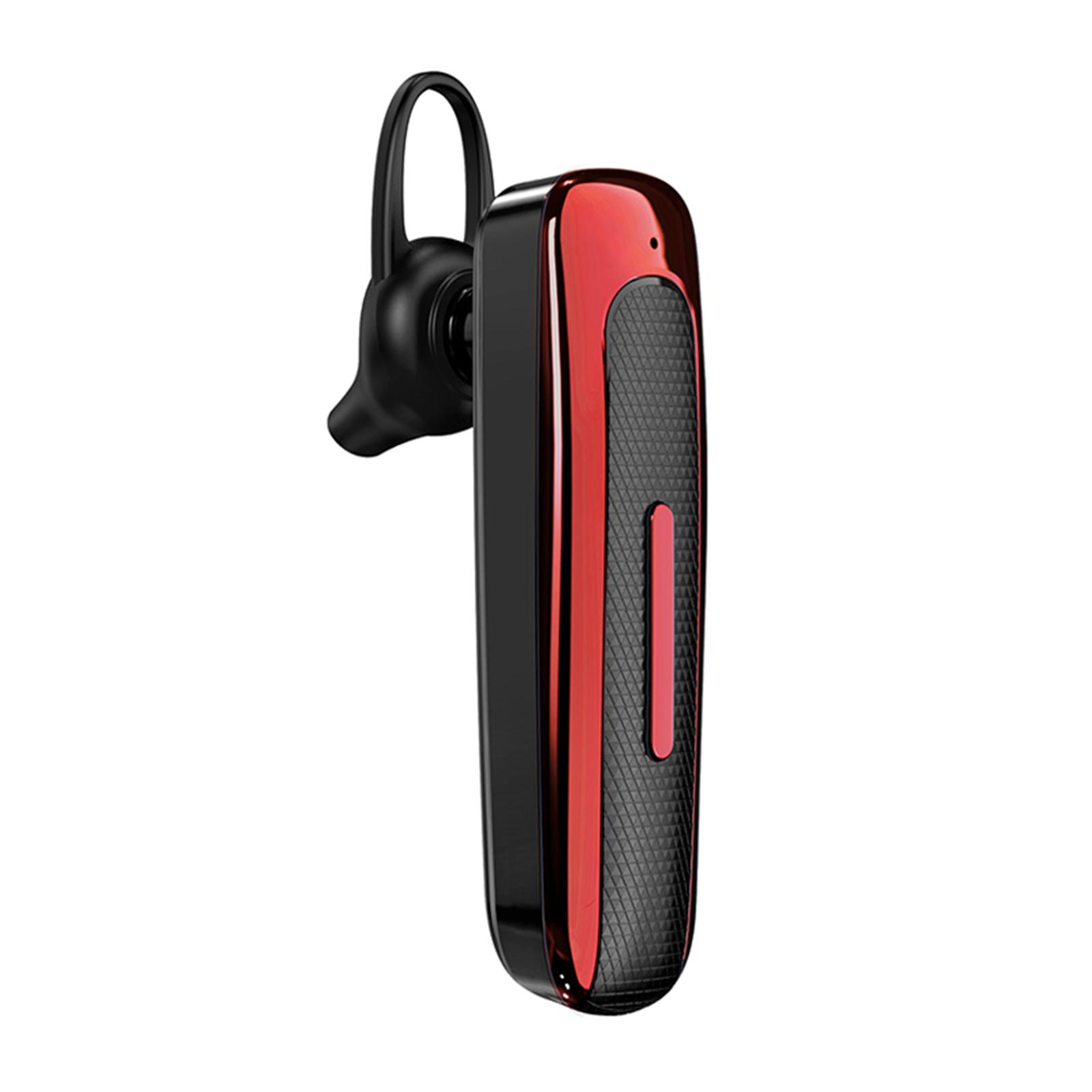 E1 Bluetooth Earpiece V5.0 Wireless Handsfree Headset with Microphone Driving Headset for Laptop Trucker Driver