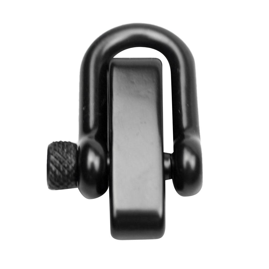 4pc Heavy Duty Stainless U Flat Shackle Outdoor Paracord Bracelet Cord