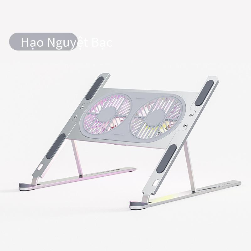 Giá đỡ máy tính xách tay nổ đặc biệt với quạt tản nhiệt chơi game Giá đỡ máy tính bảng hợp kim nhôm