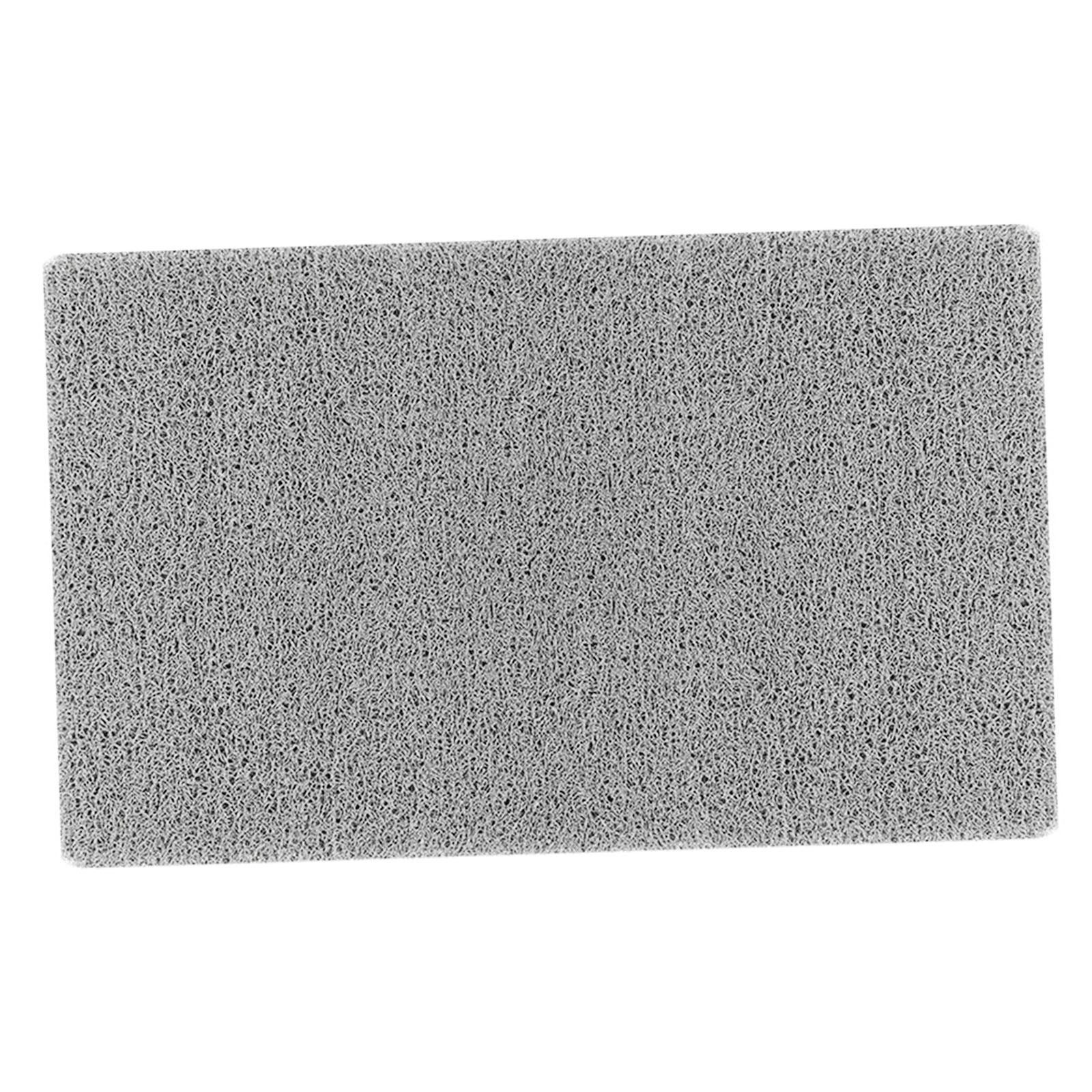 Bath Mat Foldable Loofah Mats Massage Foot Pad Shower Mat Bathroom Grey