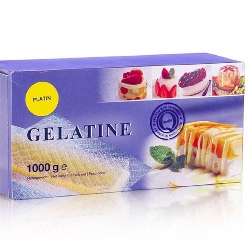 100gr Lá gelatin Đức ( tách hộp 1kg)