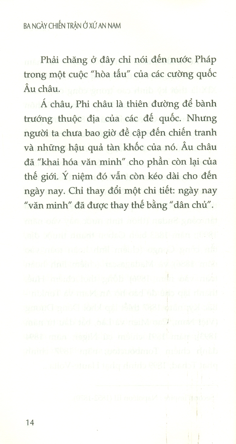 BA NGÀY CHIẾN TRẬN Ở XỨ AN NAM - Pierre Loti - Phan Hồng Hạnh dịch - Nhà xuất bản Tri Thức.