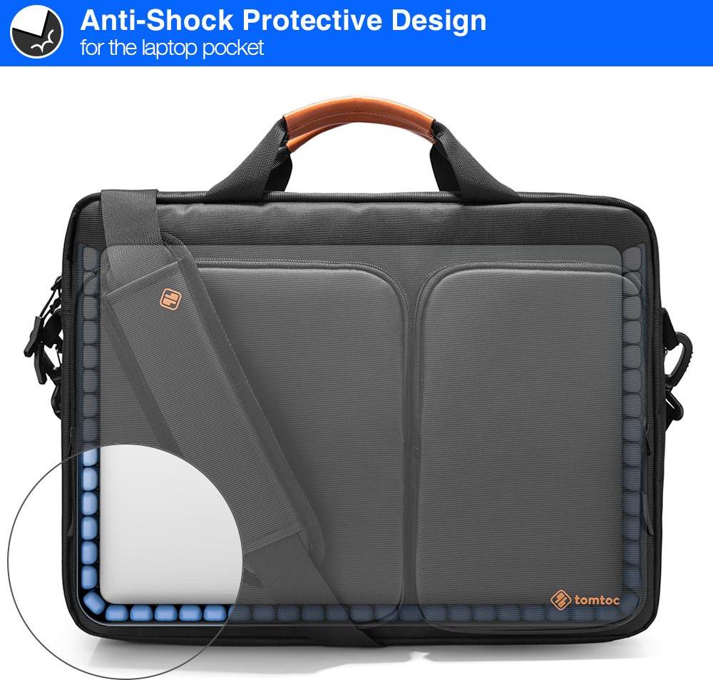 Túi xách TOMTOC Travel briefcase for MacBook Pro 15/16 inch - - Hàng chính hãng