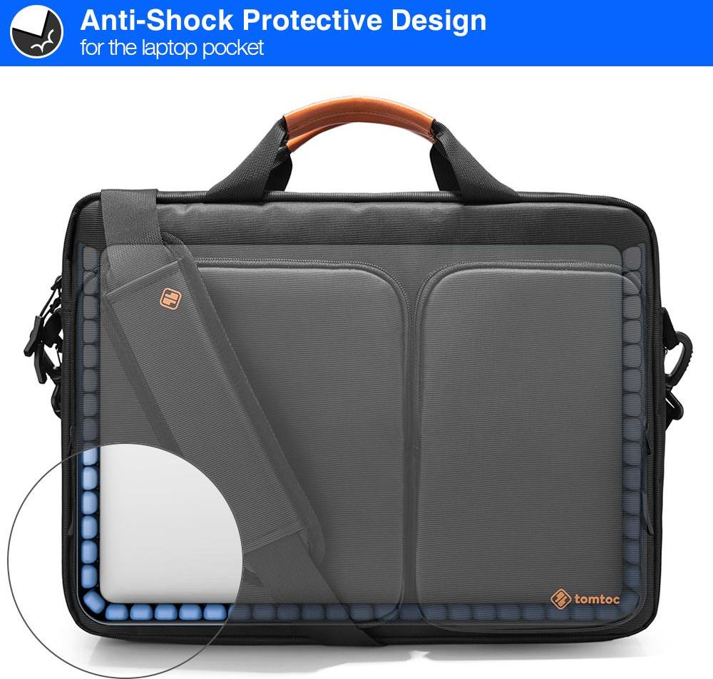 Túi xách TOMTOC Travel briefcase for MacBook Pro 15/16 inch - (A49-E01) - Hàng chính hãng