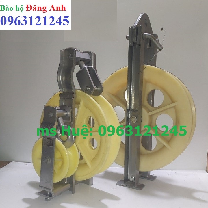 Puly kéo dây cáp điện ĐK 408x80mm