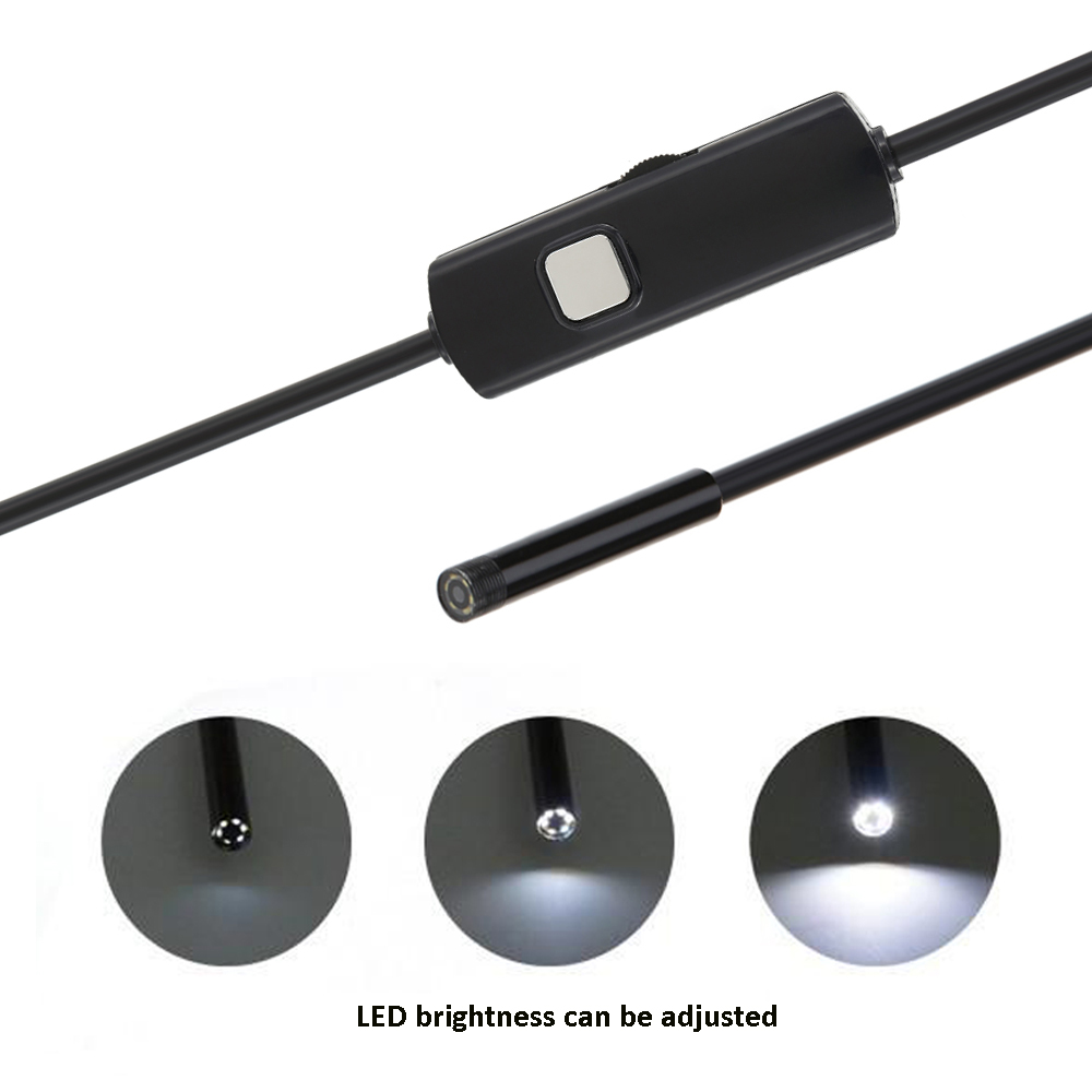 Ống Nội Soi Kỹ Thuật Số USB 5.5mm 1.5m Với 6 Đèn LED Có Thể Điều Chỉnh Cho AnDroid