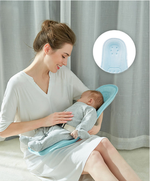 Gối Tựa Cho Bé Bú Kiêm Ru Ngủ 2in1 MAMA BABY - Tặng tấm lót cho bé