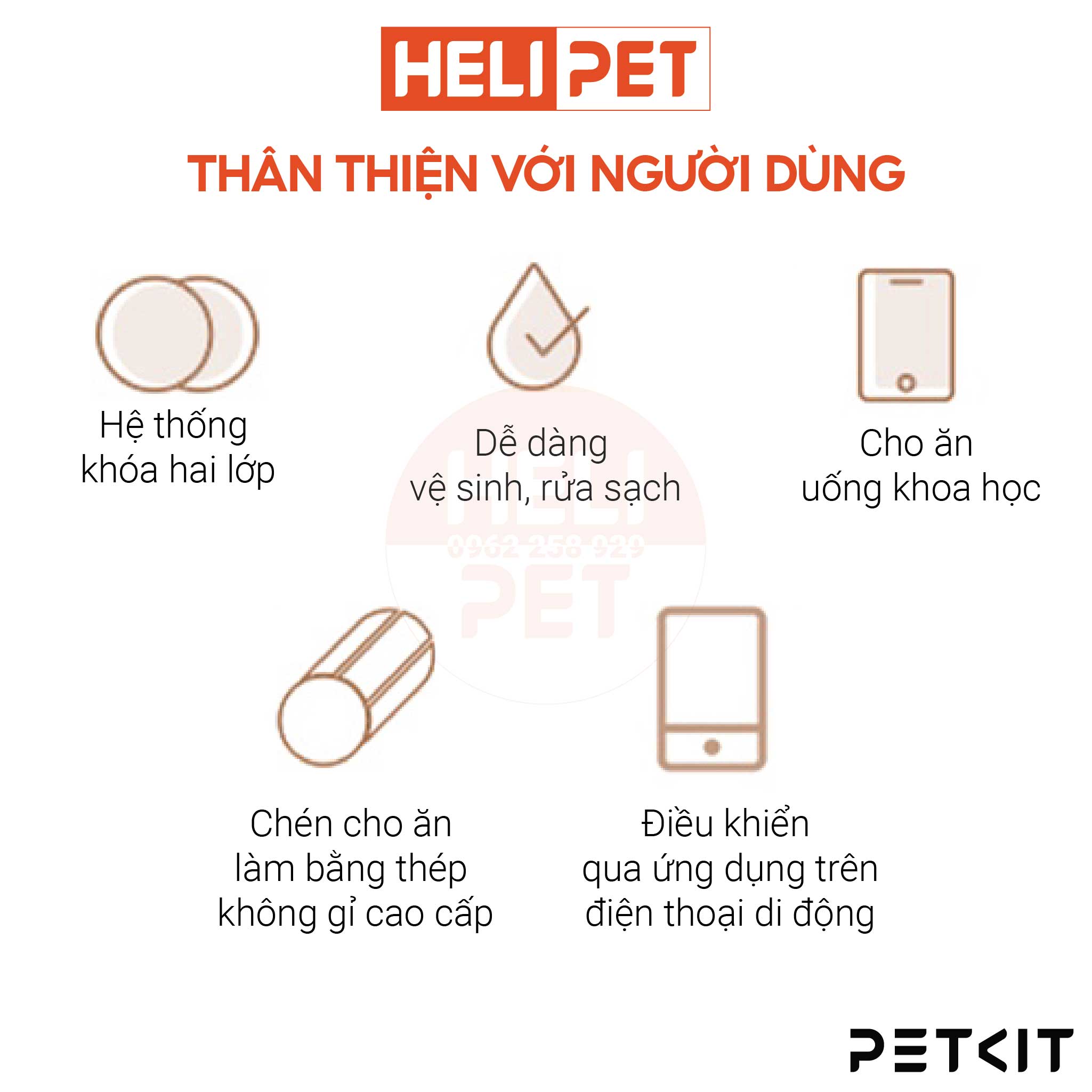 Máy Cho Mèo Ăn Tự Động, Máy Cho Chó Ăn Petkit Mini Pro, Petkit Fresh Element Mini Pro - HeLiPet