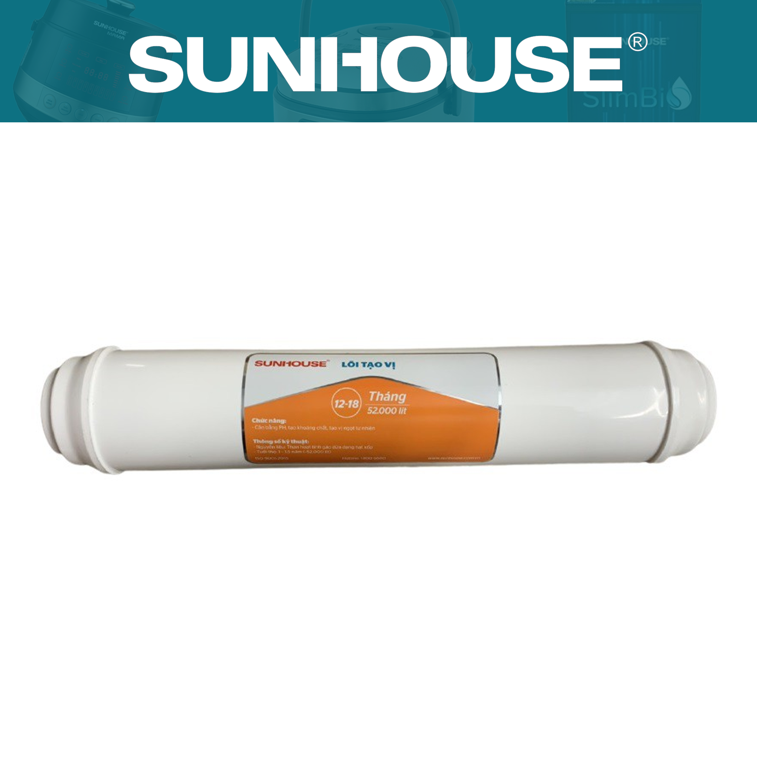 Lõi lọc nước số 9 SUNHOUSE SHRLL9 - Hàng chính hãng