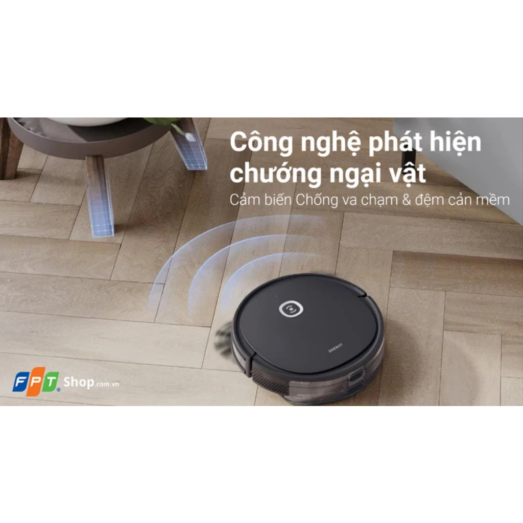 Robot Hút Bụi Lau Nhà ECOVACS DEEBOT U2 PRO, Máy Hút Bụi Lau Nhà Hơi Nước Tự Động, Điều Khiển Từ Xa, Cảm Biến Thông Minh, Chống Rơi Cầu Thang, Không Dây, Kết Nối App Điện Thoại, Bảo Hành 12 Tháng