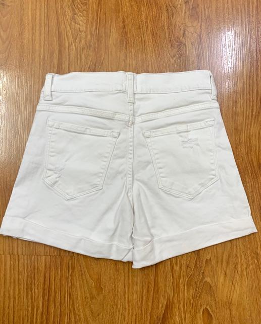 Quần short jean trắng Sneak peek(1655)