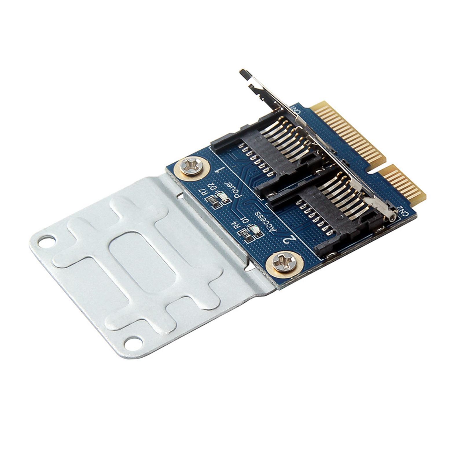 2 Ports  HDD High-Quality Laptop Dual  SDHC  TF to Mini PCIe