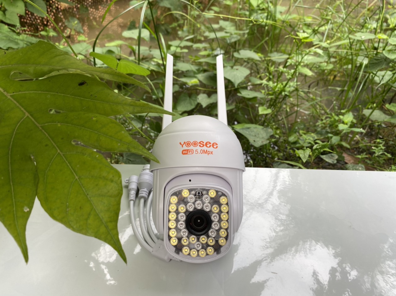 Camera Ip Wifi Yoosee PTZ X4000 48 LED 1080P , Xem đêm có màu , đàm thoại 2 chiều , Cảnh báo đột nhập , Camera ngoài trời chống nước IP66 - Hàng Chính Hãng