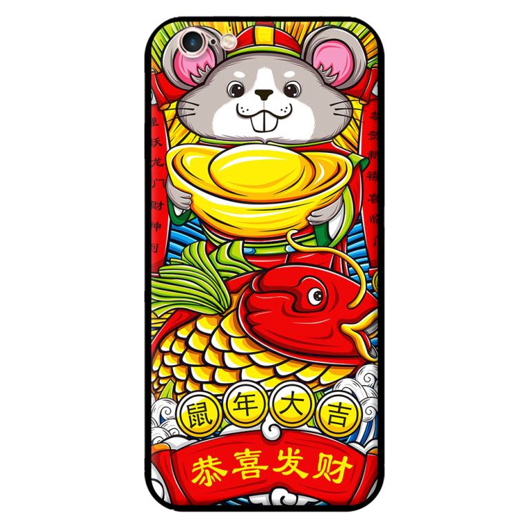 Ốp lưng in cho Iphone 6 Plus/6s Plus Mẫu Tết 2020