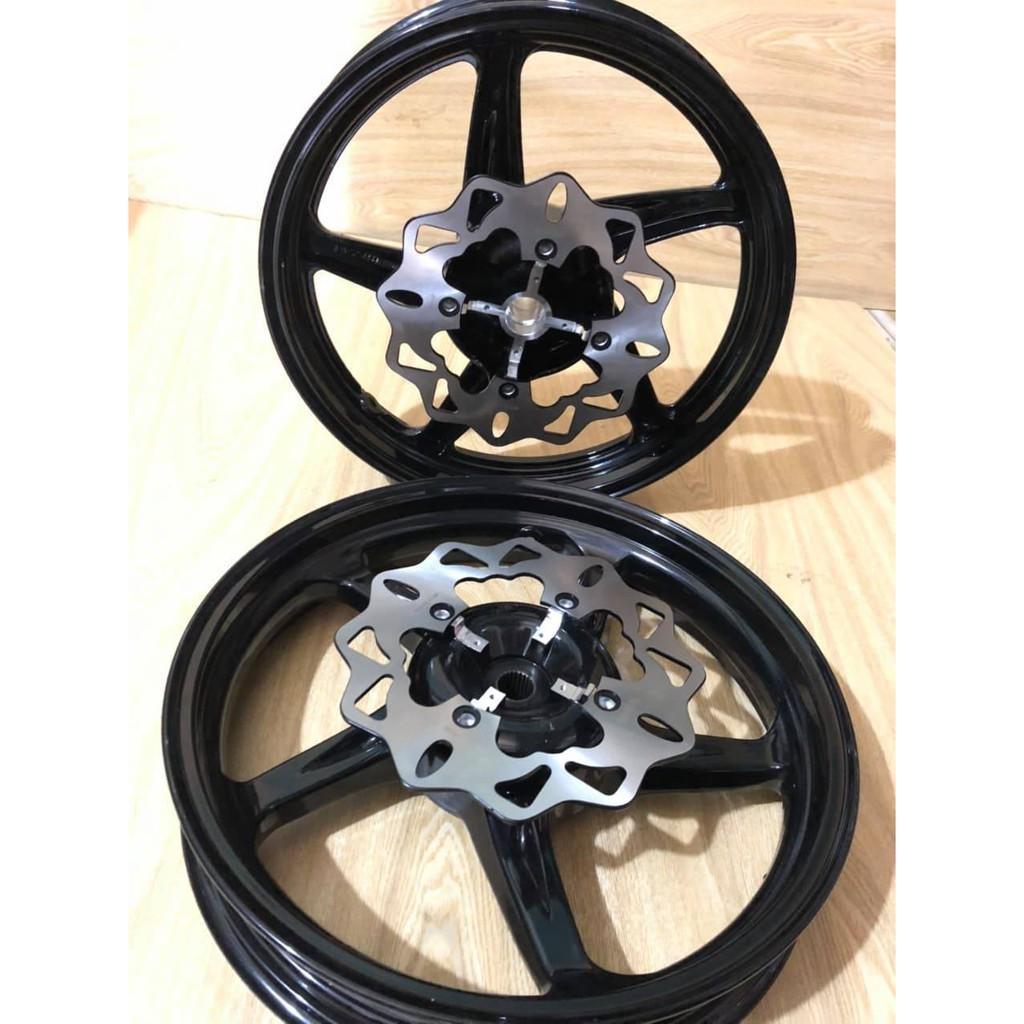 CẶP MÂM -VÀNH ĐÚC 5 CÂY CHO XE ITALIA GẮN SH125, SH150 VIỆT NAM
