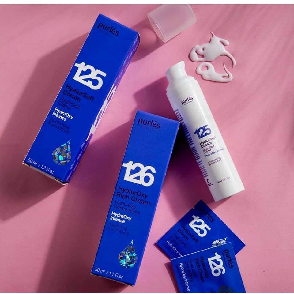 KEM DƯỠNG ẨM SIÊU VƯỢT TRỘI DÀNH CHO MỌI LOẠI DA. - Purles 125 HyalurSoft Cream