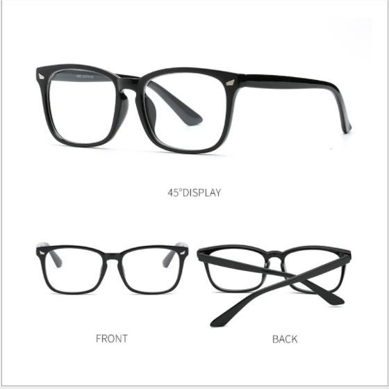 Kính lão thị viễn thị trung niên cho cả nam và nữ hàng sẵn độ từ +100 ĐẾN +400 khung to vuông KVT24UNIQUI