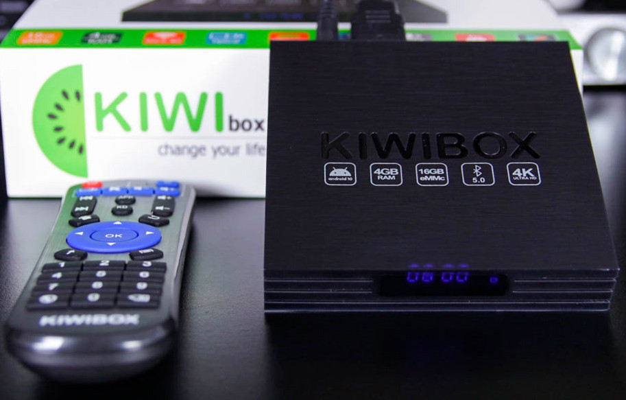 Android TV Box Kiwi S10 Pro có Điều khiển Giọng nói , Ram 4GB /Rom 16GB, Android 10, Cấu hình Cực mạnh - Hàng Chính Hãng