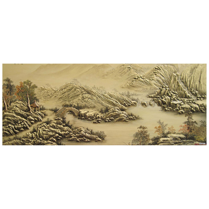 Tranh dán tường núi non trùng điệp GDT-101