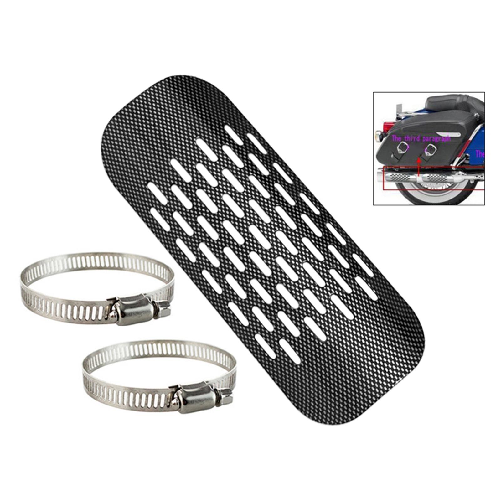 Motorcycle Motorbike Exhaust Heat Shield Protector Exhaust Pipe Muffler Silencer Pipe Cover Guard for Harley Prince racing 400 earth