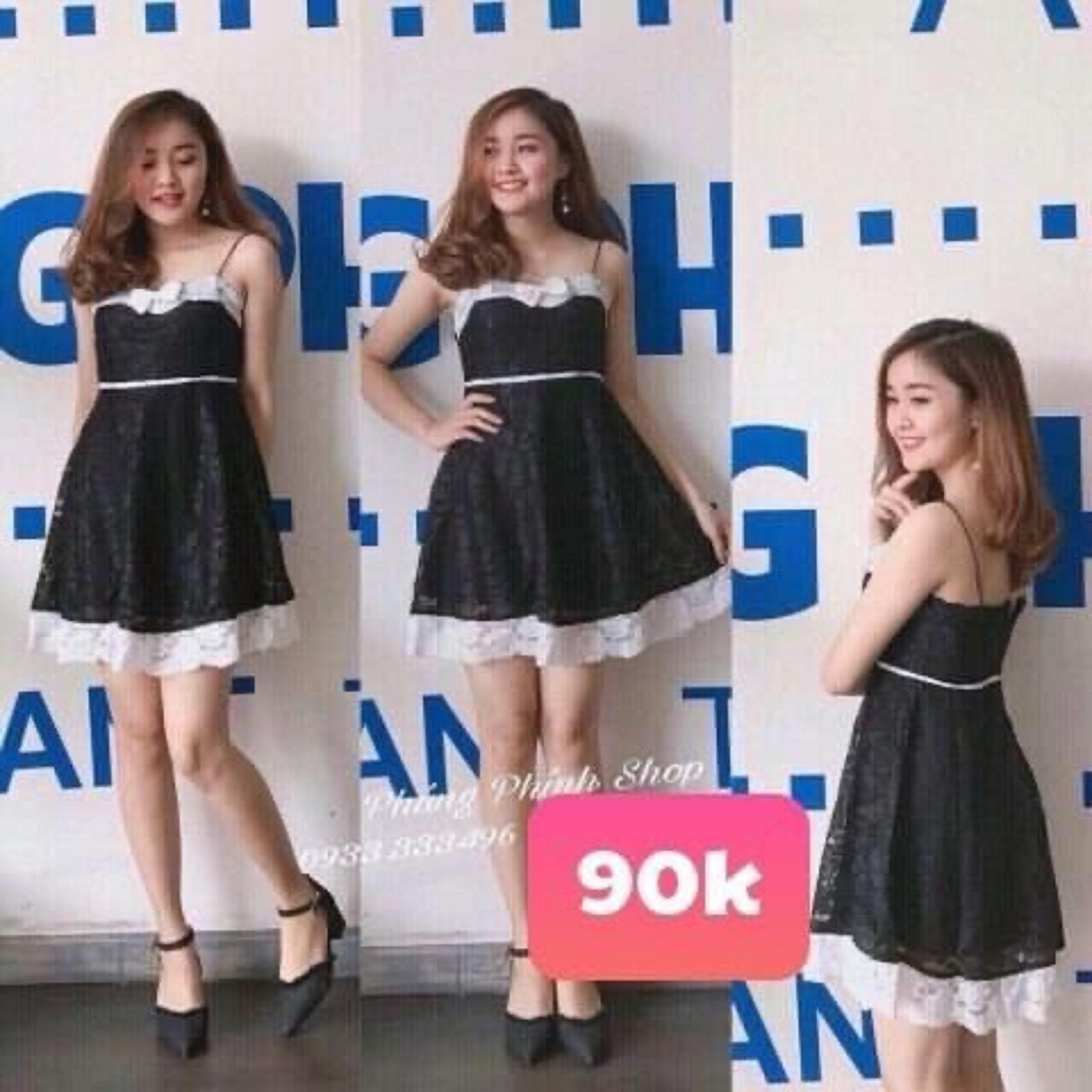 Đầm voan hoa thời trang nữ mẫu mới hót