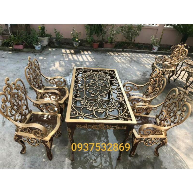Xich đu nhôm đúc nghệ thuật cho sân vườn
