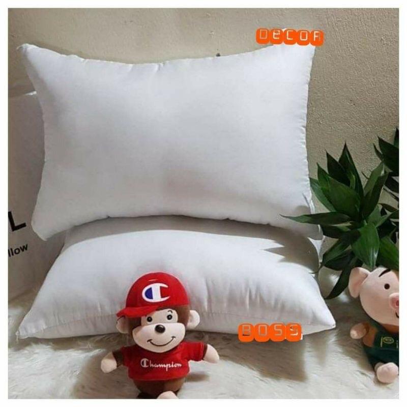 Ruột gối nằm Poly cotton trắng bông gòn tinh khiết loại trẻ em và người lớn cỡ và