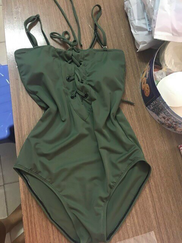 Đồ bơi nữ Bikini nữ 1 mảnh đồ bơi nữ đan ngực 2 dây vai tôn dáng quyến rủ gợi cảm chất liệu thun lạnh co dãn 4 chiều chất dày thoải mái | LM026