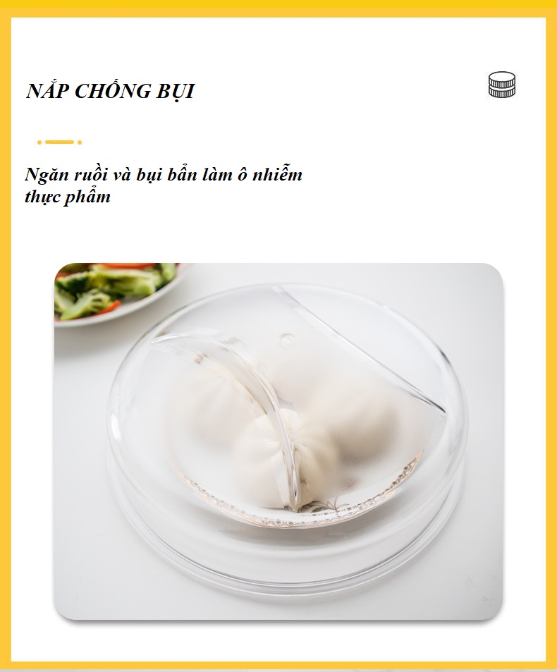 Lồng Bảo Quản Thực Phẩm Giữ Nhiệt, Chống Côn Trùng 4 Tầng 5 Ngăn Hiệu BUCOOK