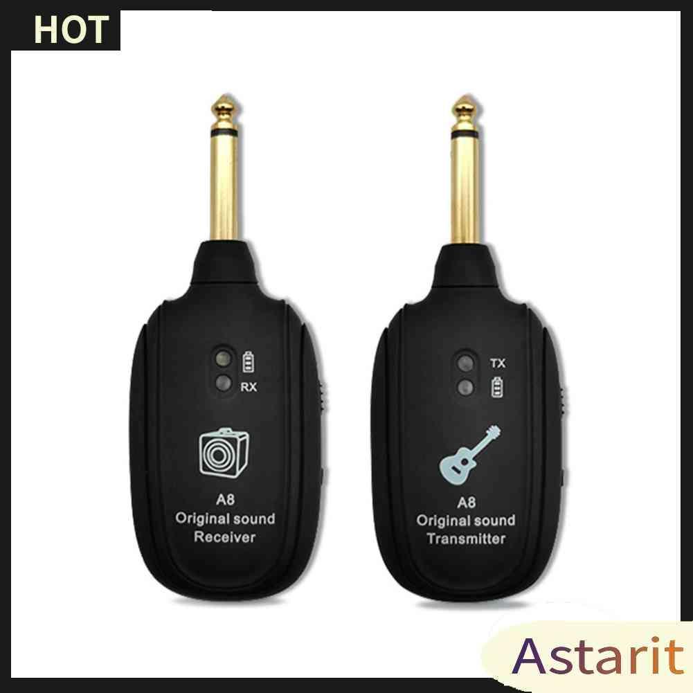 Bộ Nhận Tín Hiệu Âm Thanh Không Dây A8 UHF Cho Đàn Guitar Điện