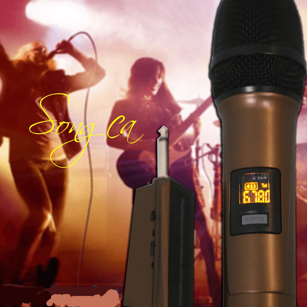 MICRO KARAOKE KHÔNG DÂY SHUBOLE K8, CHUYÊN DÀNH LOA LOA HOẶC ÂM LY, TẦN SỐ UHF, ÂM THANH CỰC HAY, LỌC ÂM, CHỐNG HÚ- HÀNG NHẬP KHẨU