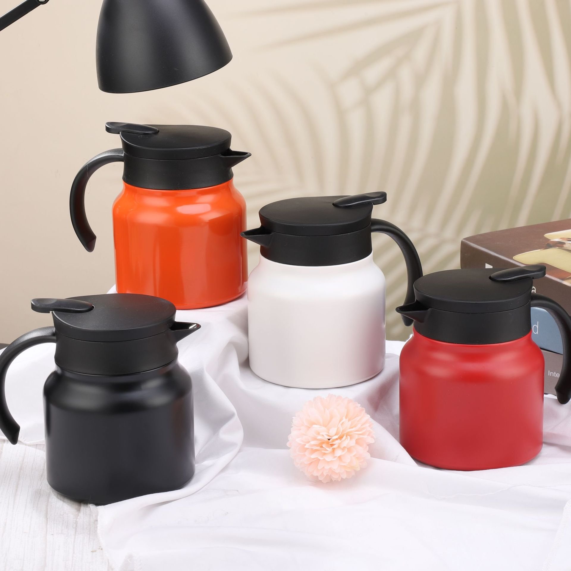 Bình trà giữ nhiệt gốm sứ GOSU dung tích 1000ml