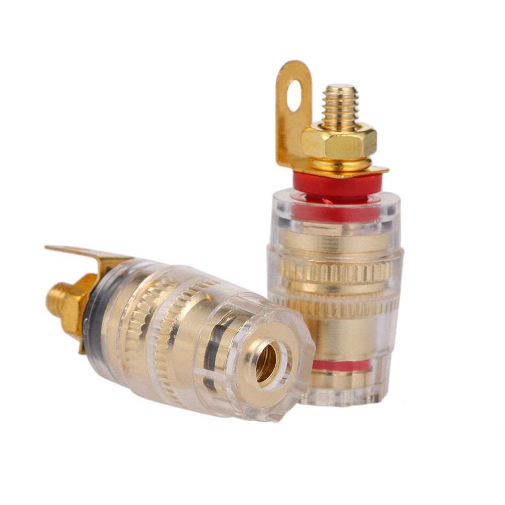 Đầu Nối Loa Bộ Khuếch Đại Đầu Cắm Chuối 4mm Màu Đen & Đỏ - Nhiều Màu