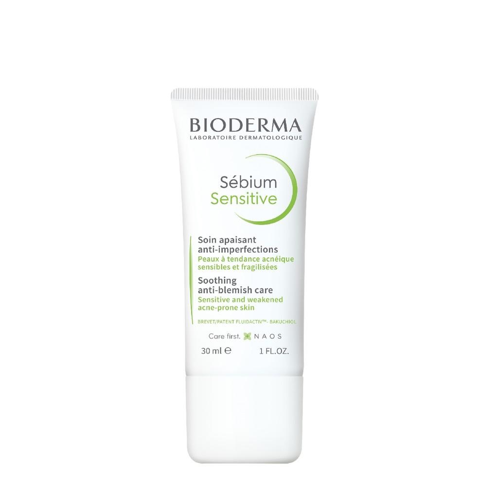 Kem Dưỡng Hỗ Trợ Giảm Mụn Viêm Nhạy Cảm Bioderma Sebium Sensitive 30 ml