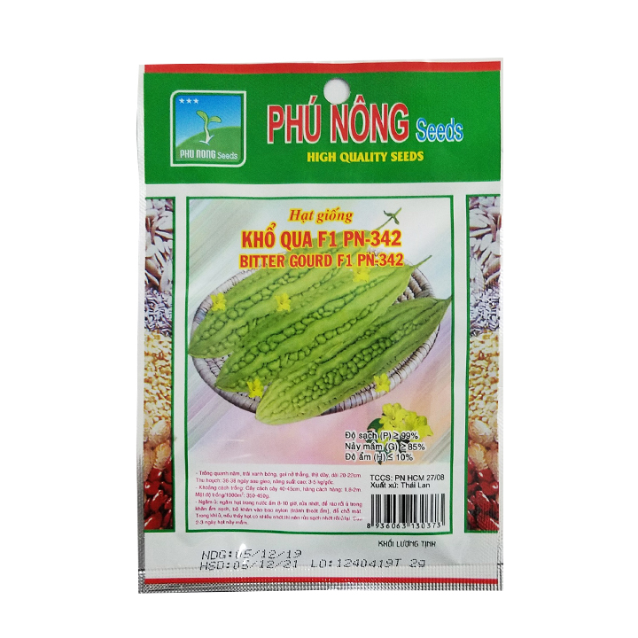 Hạt giống khổ qua F1 PN 342 (2g/gói) | Bitte Gourd F1 PN 342