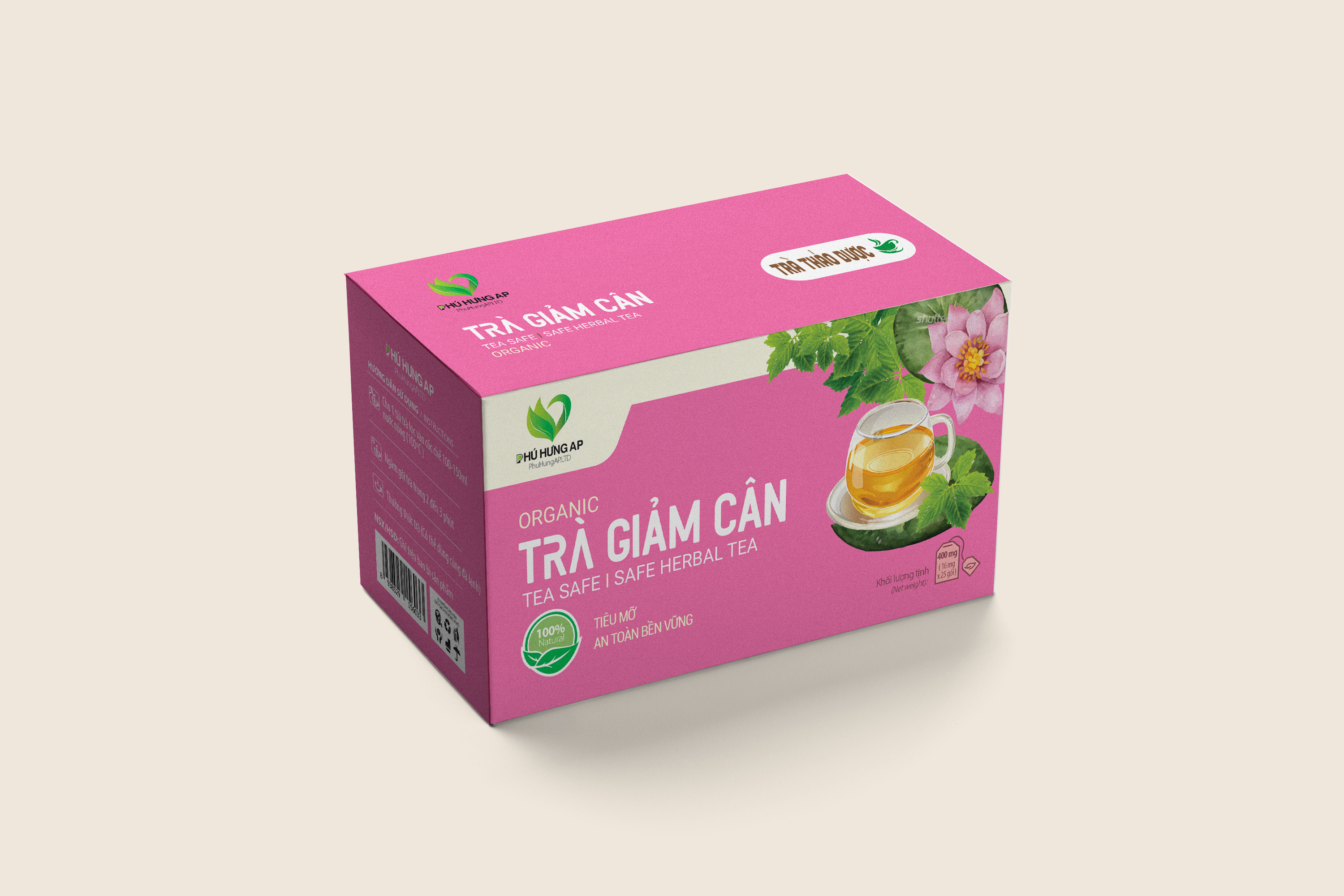 Trà Gừng 400mg ( 25 gói )