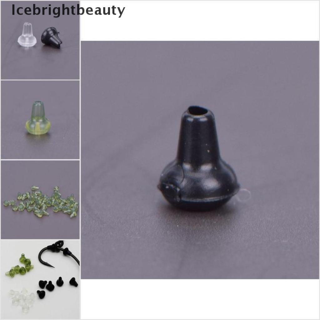 Icebrightbeauty 50PCS Hook Stops Beads Carp Fishing Accessories Carp Fishing Stoper VN
