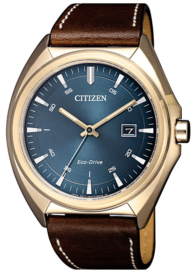 Đồng Hồ Nam Citizen Dây Da AW1573-11L - Mặt Xanh