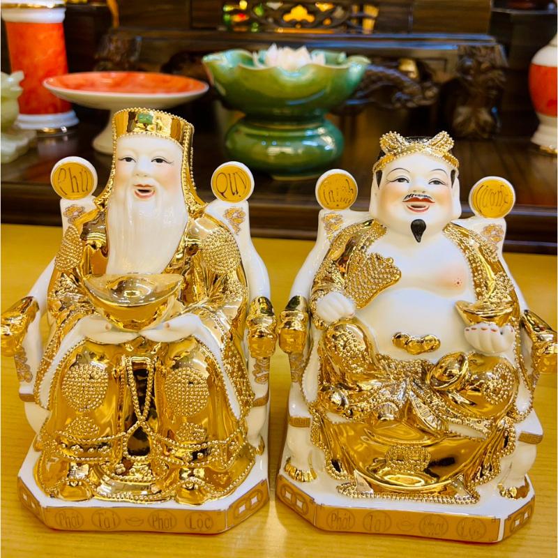 [HÀNG CAO CẤP] Tượng Thờ Thần Tài Thổ Địa RỒNG VIỆT, Ông Thần phát dát vàng kim cao cấp