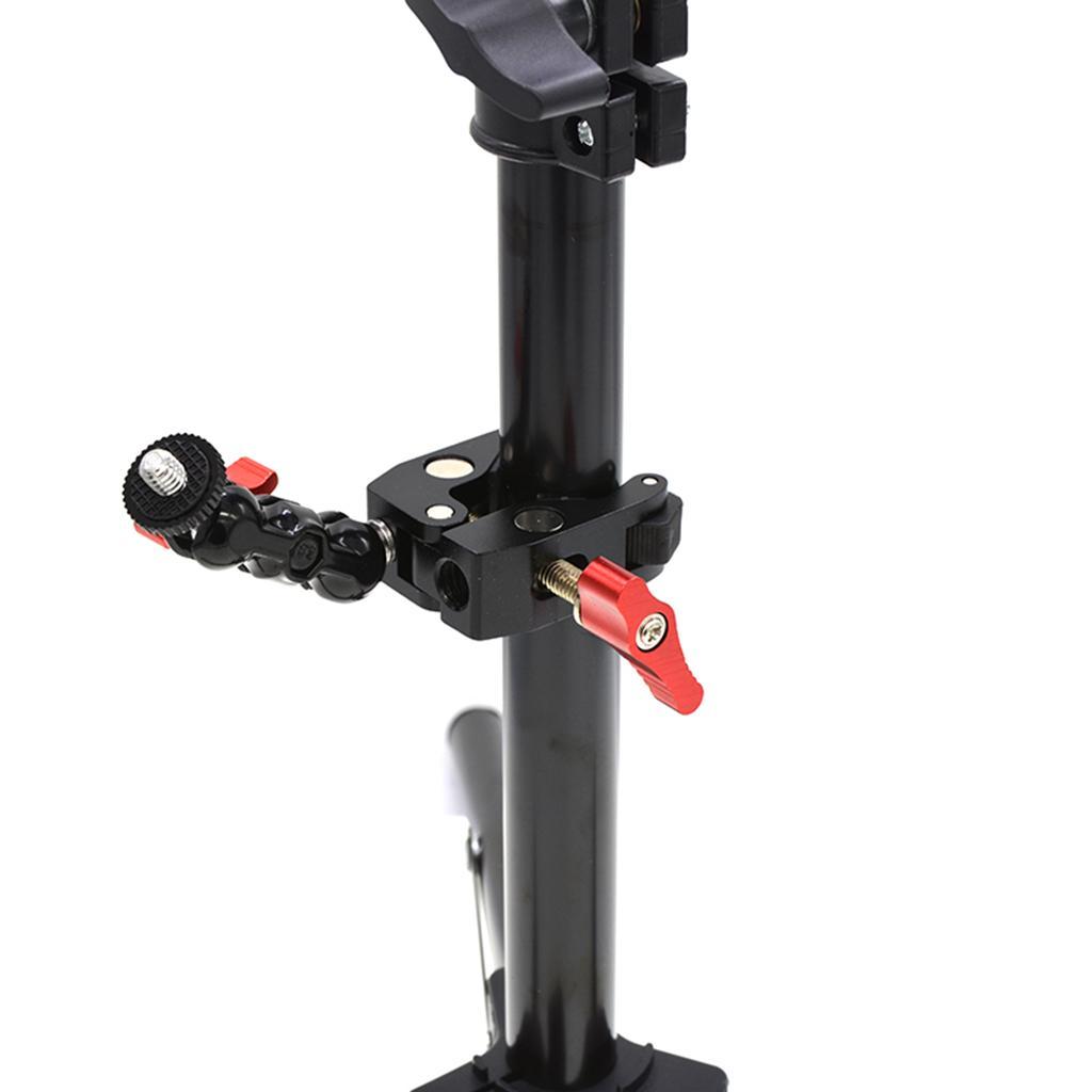 Ball Head Clamp  Arm w/ 1/4"-20 Thread for Camera  Monitor