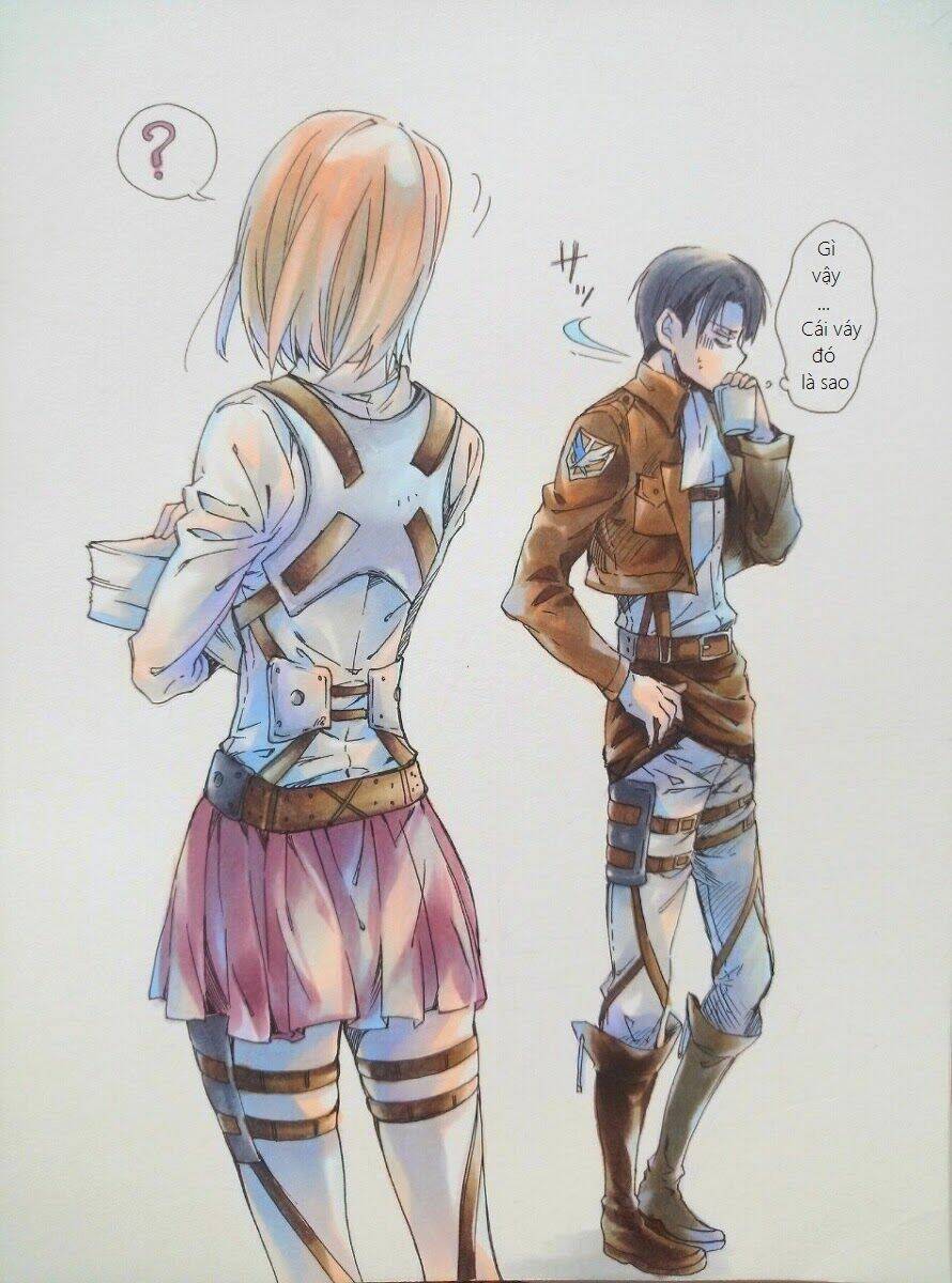 đại chiến titan - doujinshi về levi và petra chapter 4 4
