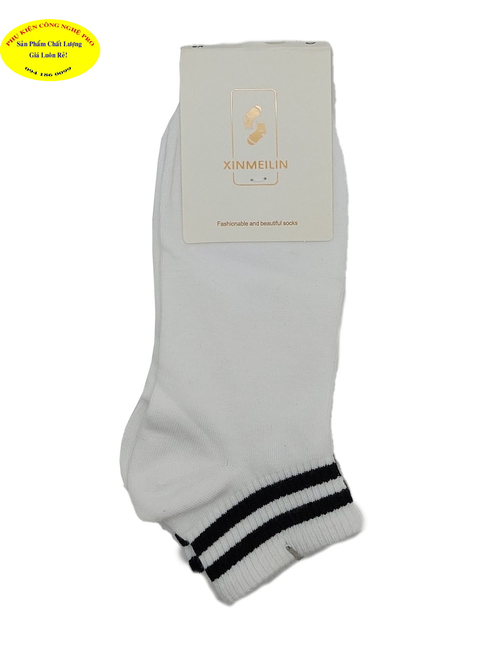 Tất Vớ nữ Kiểu cổ ngắn Xinmeilin Fashionable and beautiful socks In hình bất kỳ Chất liệu thun cotton, Bảo vệ đôi chân