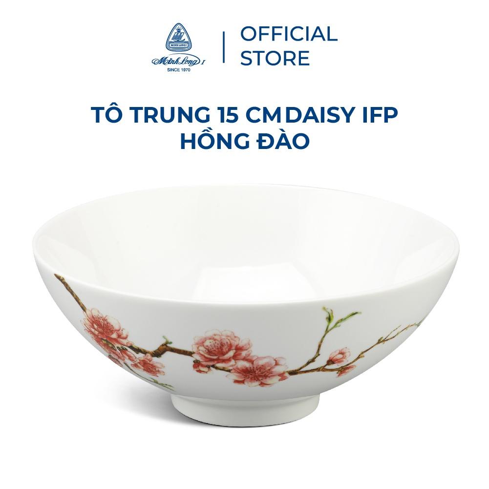 Tô sứ Minh Long 15 cm - Daisy IFP - Hồng Đào